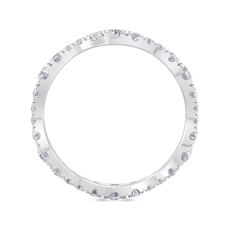Alliance diamants ronds 0.40 carat or blanc Ludmilla