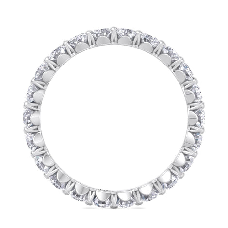 Alliance diamants ronds 0.40 carat or blanc Nadja