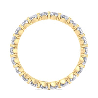 Alliance diamants ronds 0.40 carat or jaune Nadja