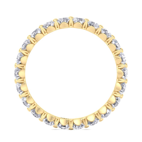 Alliance diamants ronds 0.40 carat or jaune Nadja