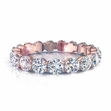 Alliance diamants ronds 1.50 carat Acacias I / SI / Or Rose 18 carats
