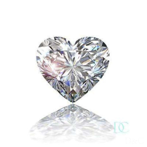 Bague de fiançailles diamant coeur 0.80 carat or rose Valentine