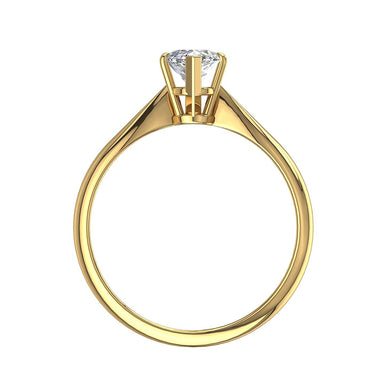 Anello di fidanzamento con diamante marquise Elodie da 0.30 carati