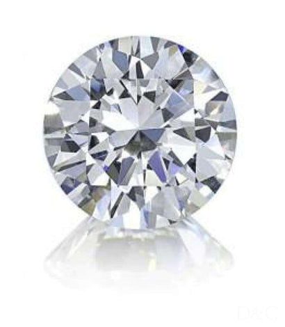 Bague de fiançailles diamant rond 0.20 carat or rose Anoushka