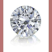 Bague de fiançailles diamant rond 0.30 carat or rose Arabella
