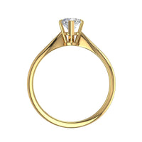 Diamante solitario marquise Elodie in oro giallo 1.50 carati