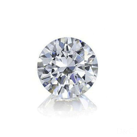 Bague de fiançailles diamant rond 0.80 carat or rose Genova