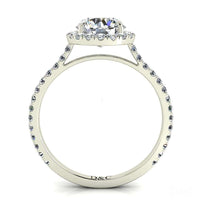 Anello di fidanzamento Camogli in oro bianco 1.50 carati con diamante tondo