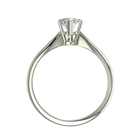 Anello di fidanzamento con diamante marquise Elodie in oro bianco 2.00 carati