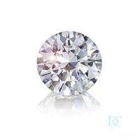 Bague de fiançailles diamant rond 0.50 carat or rose 1954