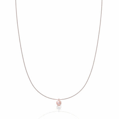 Collar Manon G / VS / oro rosa de 18 quilates y diamantes
