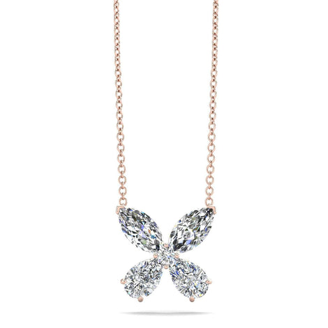 Papillon Diamant Diamant Papillon-Diamant Diamant DCGEMMES Or Rose 18 carats  
