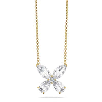 Papillon Diamant Saphir blanc Papillon-Diamant Saphir blanc DCGEMMES Or Jaune 18 carats  