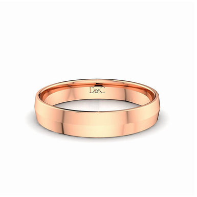 Sète men's wedding ring 4 mm