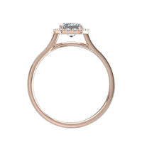Capri Emerald Diamond Solitaire 1.00 carati Capri Emerald Diamond Engagement Ring DCGEMMES