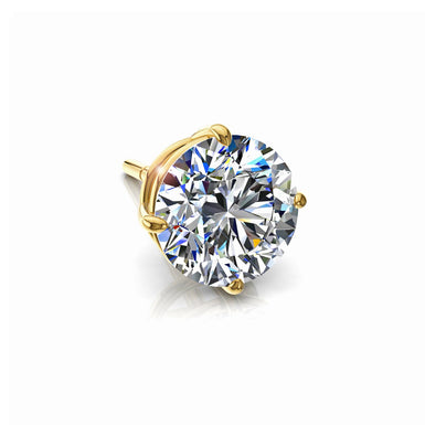 Track 0.21 carat round diamond earrings