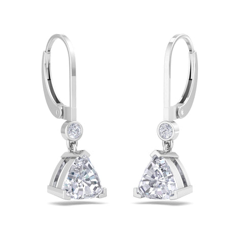 Aria 0.80 carat pear diamond earrings Aria pear diamond earrings DCGEMMES