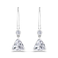 Aria 1.00 carat pear diamond earrings Aria pear diamond earrings DCGEMMES