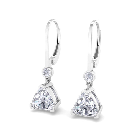 Boucles d'oreilles diamants poires 1.60 carat Aria Boucles d'oreilles Aria diamants poires DCGEMMES   