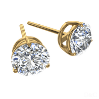 Galya 0.50 carat round diamond earrings Galya round diamond earrings DCGEMMES