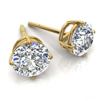 Boucles d'oreilles diamants ronds 0.60 carat Irina Boucles d'oreilles Irina diamants ronds DCGEMMES   