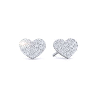 Coraline 0.67 carat round diamond earrings Coraline round diamond earrings DCGEMMES 18 carat White Gold