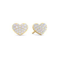 Boucles d'oreilles diamants ronds 0.67 carat Coraline Boucles d'oreilles Coraline diamants ronds DCGEMMES Or Jaune 18 carats  