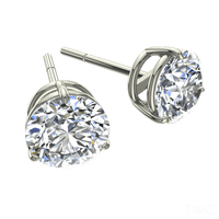 Boucles d'oreilles diamants ronds 0.90 carat Galya Boucles d'oreilles Galya diamants ronds DCGEMMES   