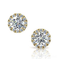 Isabelle orecchini con diamanti tondi 0.90 carati Isabelle orecchini con diamanti tondi DCGEMMES
