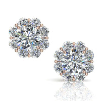 Orecchini Victoria con diamanti tondi 1.36 carati Orecchini Victoria con diamanti tondi DCGEMMES