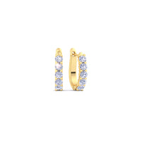 Nicole round diamond earrings 1.50 carat Nicole round diamond earrings DCGEMMES 18 carat Yellow Gold