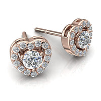 Boucles d'oreilles diamants ronds 1.60 carat Giulia Boucles d'oreilles Giulia diamants ronds DCGEMMES   