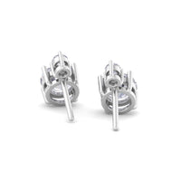 Pia 2.15 carat round diamond earrings Pia round diamond earrings DCGEMMES