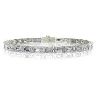Paulania emerald diamond bracelet 10.50 carats Paulania emerald diamond bracelet DCGEMMES H VS 18 carat white gold