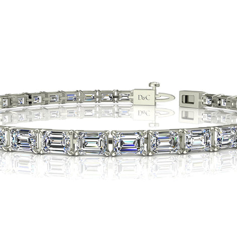 Emerald diamond bracelet 8.30 carats Paulania Paulania emerald diamond bracelet DCGEMMES