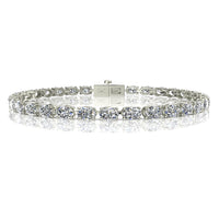Bracelet diamants ovales 6.60 carats Masha Bracelet Masha diamants ovales DCGEMMES H VS Or Blanc 18 carats