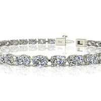 Bracelet diamants ovales 6.60 carats Masha Bracelet Masha diamants ovales DCGEMMES   