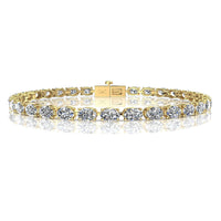 Masha oval diamond bracelet 6.60 carats Masha oval diamond bracelet DCGEMMES H VS 18 carat Yellow Gold