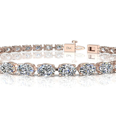 Masha 6.60 carat oval diamond bracelet Masha oval diamond bracelet DCGEMMES