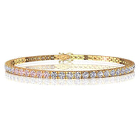 Cobee 4.00 carat round diamond bracelet Cobee round diamond bracelet DCGEMMES I SI 18 carat Yellow Gold