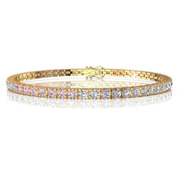 Cobee 5.30 carat round diamond bracelet Cobee round diamond bracelet DCGEMMES I SI 18 carat Yellow Gold
