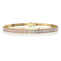 Cobee 6.00 carat round diamond bracelet Cobee round diamond bracelet DCGEMMES I SI 18 carat Yellow Gold