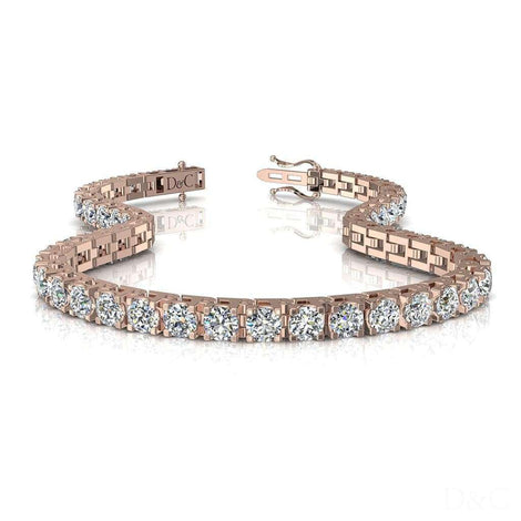 Bracelet diamants ronds 7.00 carats Cobee Bracelet Cobee diamants ronds DCGEMMES   