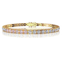 Cobee 8.00 carat round diamond bracelet Cobee round diamond bracelet DCGEMMES I SI 18 carat Yellow Gold