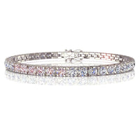 Bracelet diamants ronds 9.00 carats Cobee Bracelet Cobee diamants ronds DCGEMMES I SI Or Blanc 18 carats