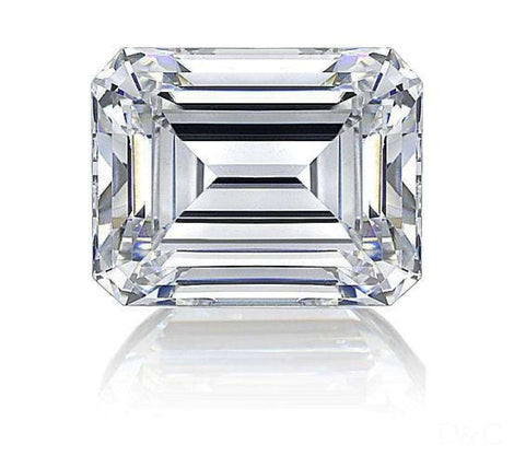 Pendentif diamant Émeraude 0.40 carat Elena Collier Elena diamant Émeraude DCGEMMES   