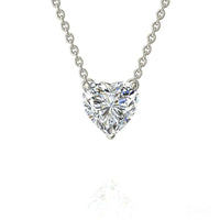 Heart diamond pendant 0.30 carat Citere Necklace Citere diamond heart DCGEMMES
