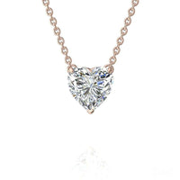 Heart diamond pendant 0.40 carat Citere Necklace Citere diamond heart DCGEMMES
