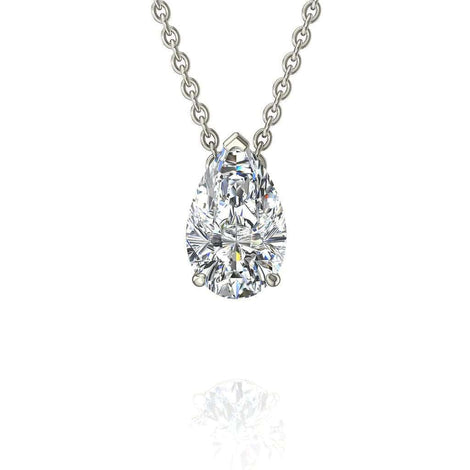 Pendentif diamant poire 0.30 carat Sirena Collier Sirena diamant poire DCGEMMES   
