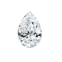Sirena pear diamond pendant 0.50 carat Sirena pear diamond necklace DCGEMMES